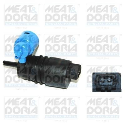 MEAT & DORIA Number of connectors: 2 Windshield Washer Pump 20172 buy