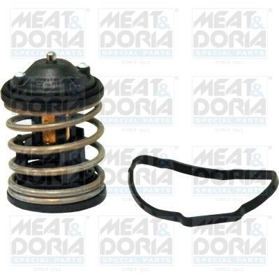 MEAT & DORIA Opening Temperature: 87°C, with seal Thermostat, coolant 92686 buy