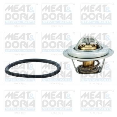 Original MEAT & DORIA Coolant thermostat 92737 for AUDI A5