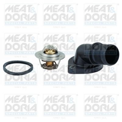MEAT & DORIA 92229 Engine thermostat Opening Temperature: 89°C, with seal