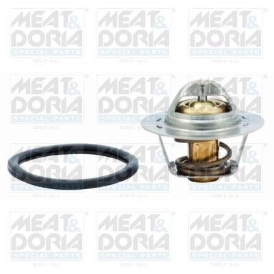 MEAT & DORIA 92242 Engine thermostat Opening Temperature: 89°C, with seal