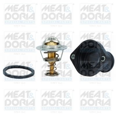 MEAT & DORIA 92346 Engine thermostat Opening Temperature: 88°C, with seal