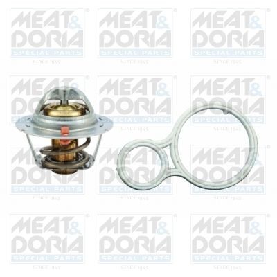 MEAT & DORIA 92440 Engine thermostat Opening Temperature: 91°C, with seal