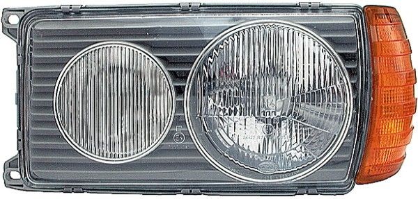 012081 HELLA Right, H4/H3, P21W, T4W, H4, H3, Halogen, 12V, yellow, with front fog light, with indicator, with low beam, with position light, with high beam, for right-hand traffic Left-hand/Right-hand Traffic: for right-hand traffic Front lights 1EJ 003 075-041 buy