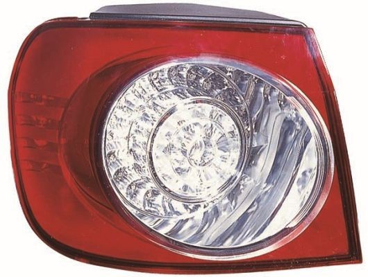 ABAKUS Left, Outer section, LED, red, with bulb holder Colour: red Tail light 441-1972L-AE buy