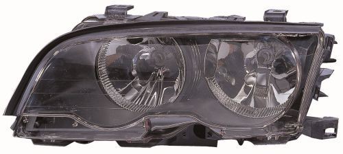 ABAKUS 444-1126L-LDEM2 Headlight Left, H7, Crystal clear, for right-hand traffic, with motor for headlamp levelling, Housing with black interior, PX26d