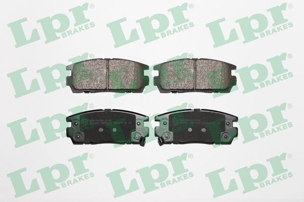 LPR Height: 46mm, Width: 110,4mm, Thickness: 15mm Brake pads 05P1323 buy