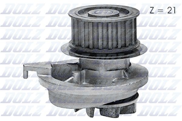DOLZ O128 Water pump Number of Teeth: 21, with belt pulley