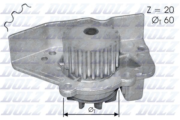 DOLZ Water pump for engine N405