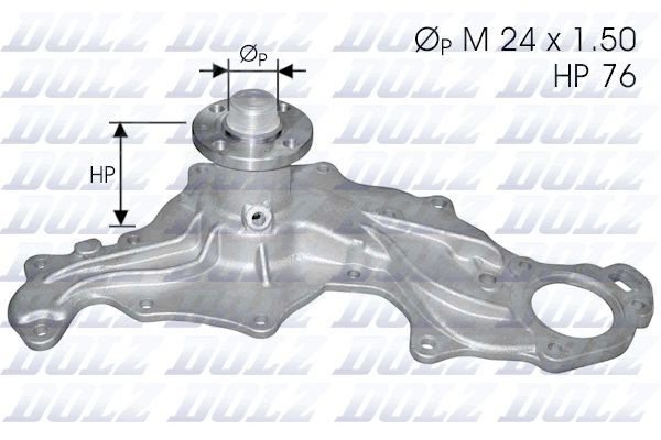 DOLZ F122 Water pump 1518117
