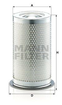 CF 1630 MANN-FILTER Sekundärluftfilter DAF 95
