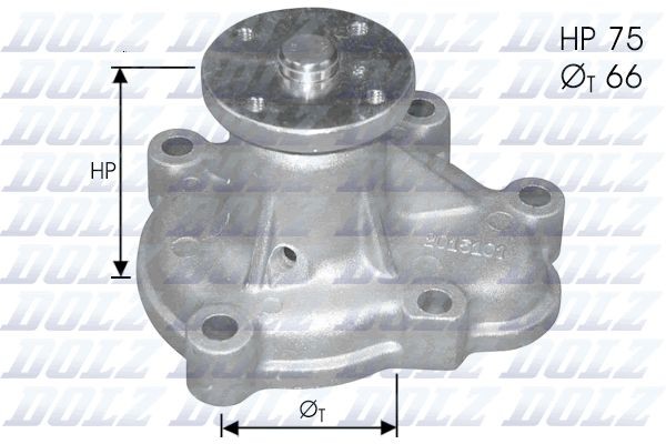 Original DOLZ Water pumps O133 for OPEL CORSA