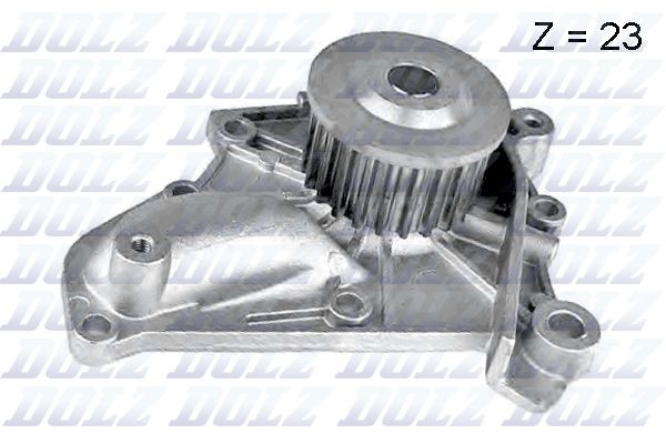 DOLZ T212 Water pump with belt pulley, not for integrated housing
