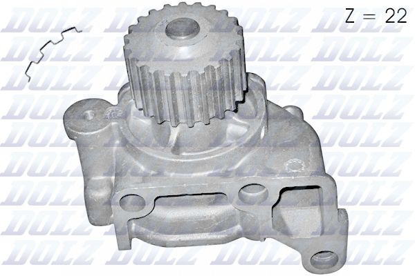 DOLZ M463 Water pump Number of Teeth: 22, with belt pulley