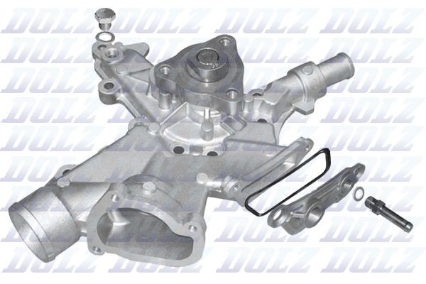DOLZ O265 Water Pump + V-Ribbed Belt Kit 63 34 022