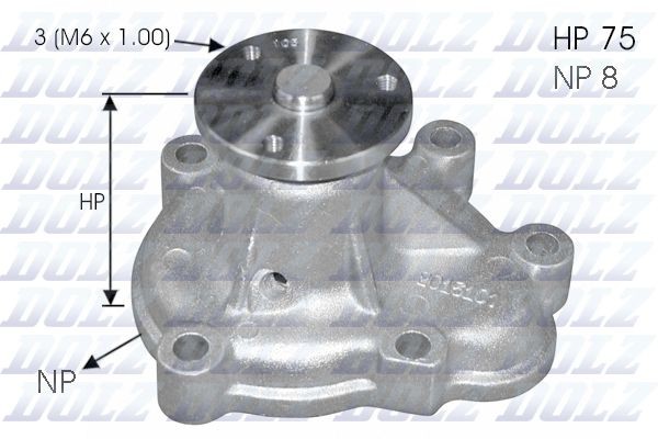 Great value for money - DOLZ Water pump O144