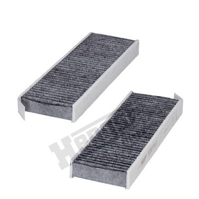 6726310000 HENGST FILTER Activated Carbon Filter, 291 mm x 97 mm x 31 mm Width: 97mm, Height: 31mm, Length: 291mm Cabin filter E2977LC-2 buy