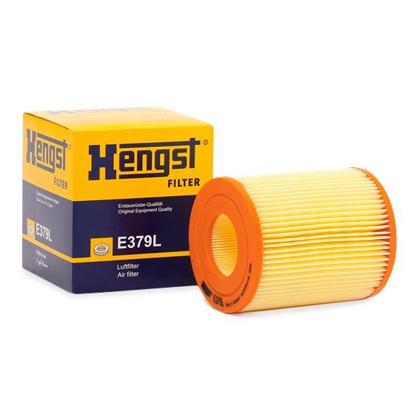 HENGST FILTER E379L Air filter 151mm, 125mm, Filter Insert
