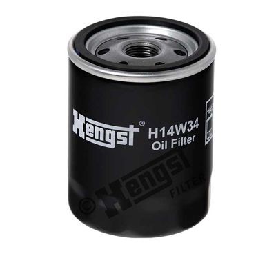 HENGST FILTER H14W34 Oil filter 3/4-16 UNF, Spin-on Filter