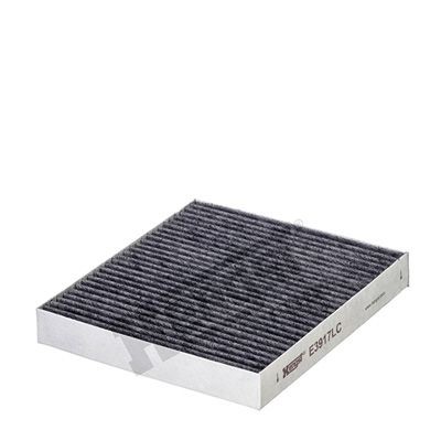 E3917LC Air con filter 5704310000 HENGST FILTER Activated Carbon Filter, 214 mm x 200 mm x 30 mm