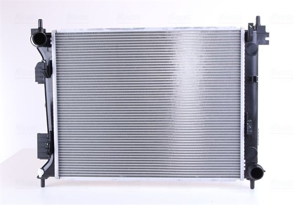 NISSENS 67611 Engine radiator Aluminium, 480 x 369 x 16 mm, with gaskets/seals, without expansion tank, without frame, Brazed cooling fins