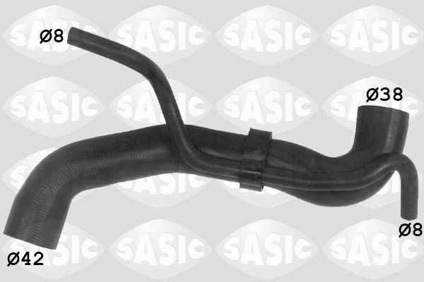 Original SASIC Coolant hose 3406321 for MERCEDES-BENZ SPRINTER