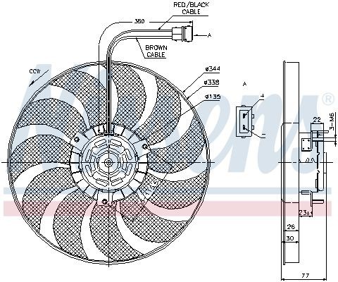 OEM-quality NISSENS 85676 Radiator cooling fan