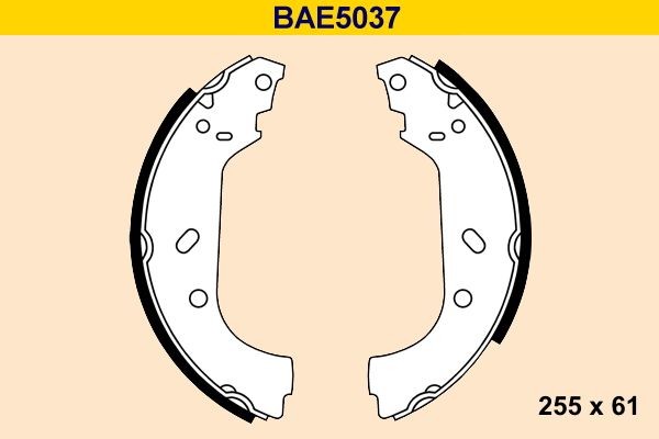 Original BAE5037 Barum Brake shoes experience and price