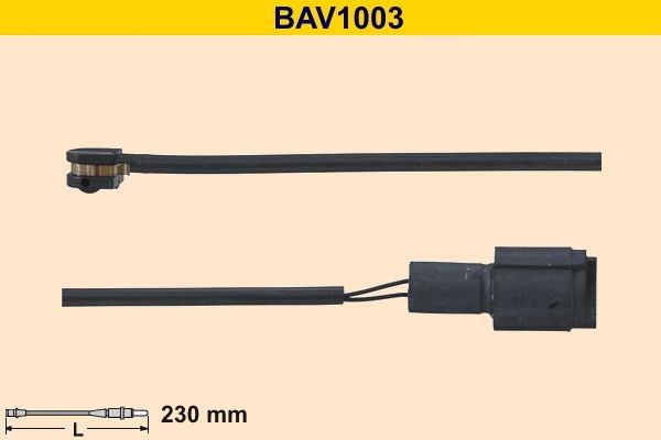 Barum BAV1003 Brake pad wear sensor 34351179820