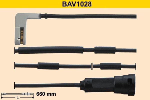 Barum BAV1028 Brake pad wear sensor 90335784