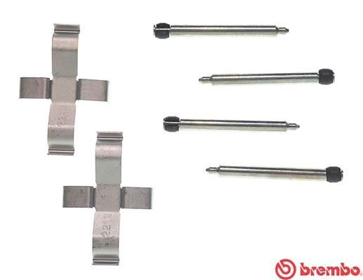 Great value for money - BREMBO Accessory Kit, disc brake pads A 02 295