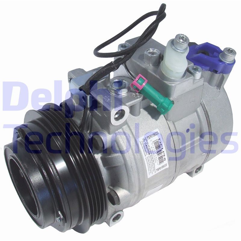 DELPHI TSP0159333 Air conditioning compressor Denso 7SBU16C, PAG 46, with PAG compressor oil