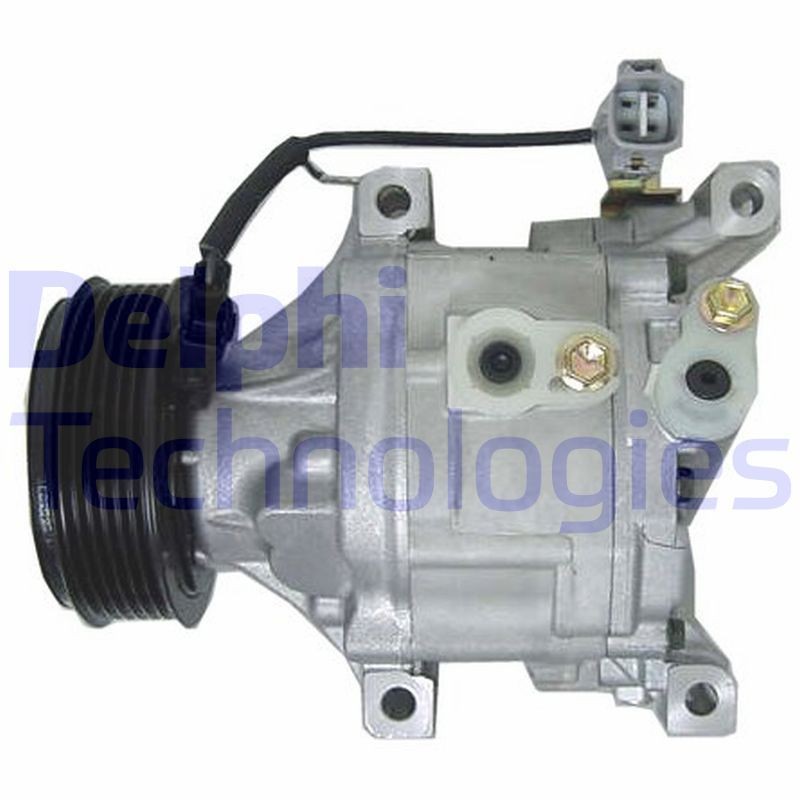 DELPHI TSP0159383 Air conditioning compressor Denso SCSC6, PAG 46, with PAG compressor oil
