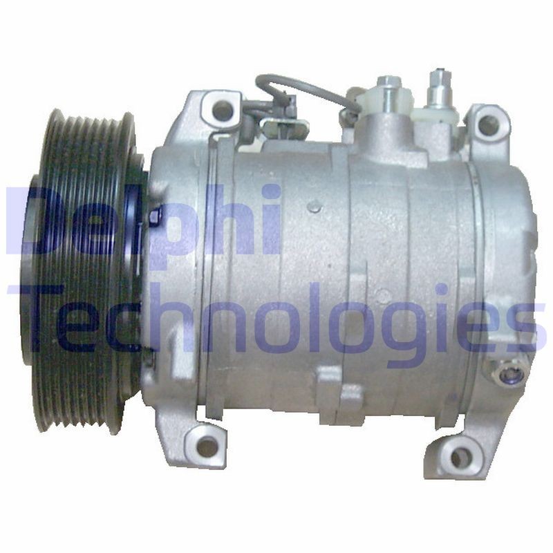 DELPHI TSP0159478 Air conditioning compressor Denso 10S17C, PAG 46, with PAG compressor oil