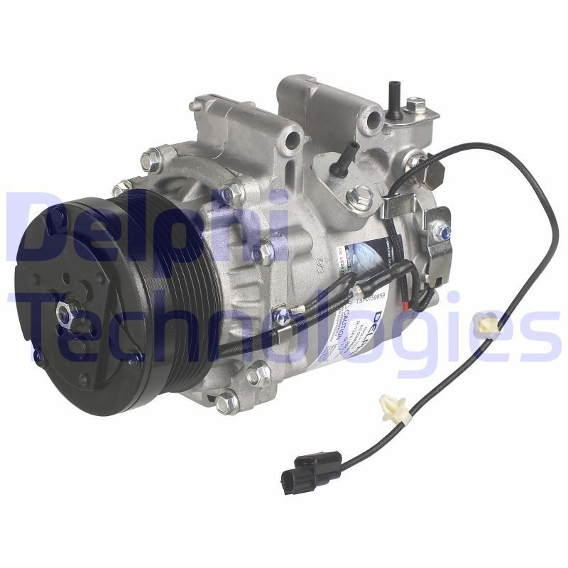 DELPHI TSP0159859 Air conditioning compressor Sanden TRSE07 Scroll, PAG 46, with PAG compressor oil