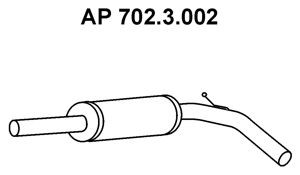 Original 702.3.002 EBERSPÄCHER Front silencer experience and price