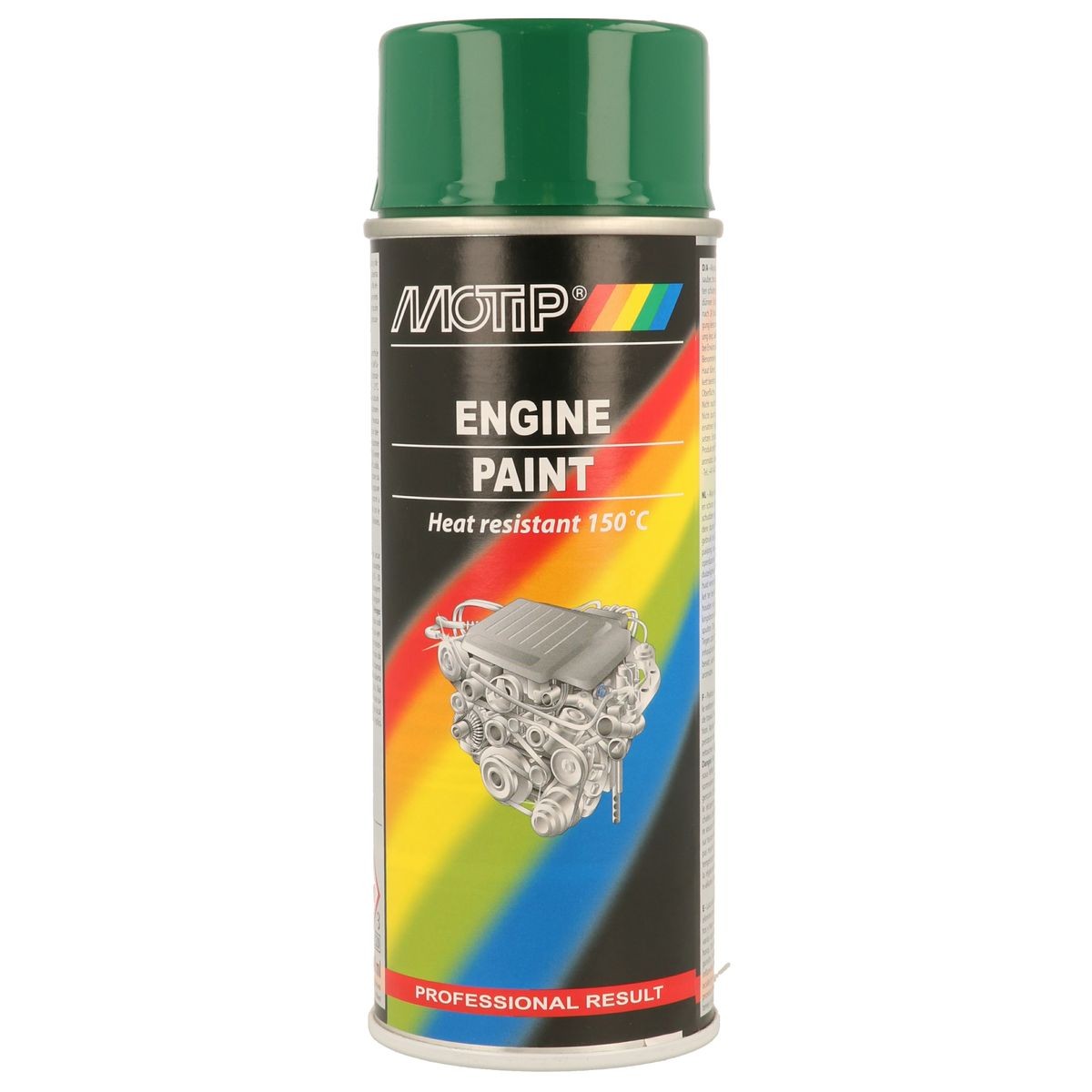 MOTIP 04095 High temperature engine paint Kompakt blue glossy 400 ml, green, Capacity: 400ml