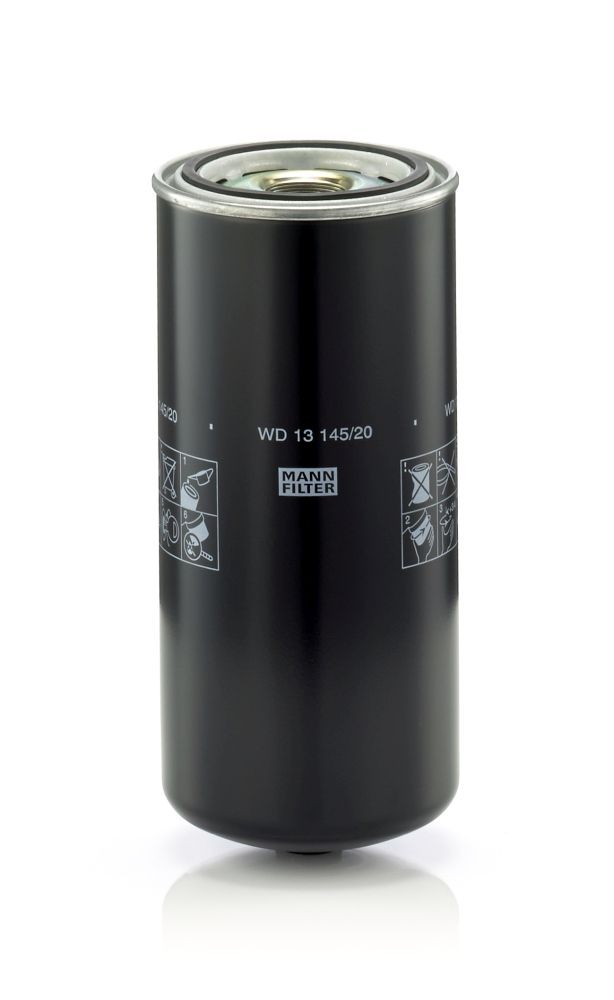 MANN-FILTER M 39 X 1.5, Spin-on Filter, for high pressure levels Ø: 136mm, Height: 302mm Oil filters WD 13 145/20 buy
