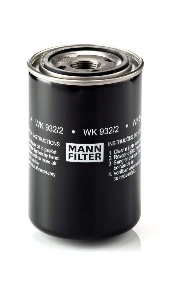 MANN-FILTER Spin-on Filter Height: 137mm Inline fuel filter WK 932/2 buy