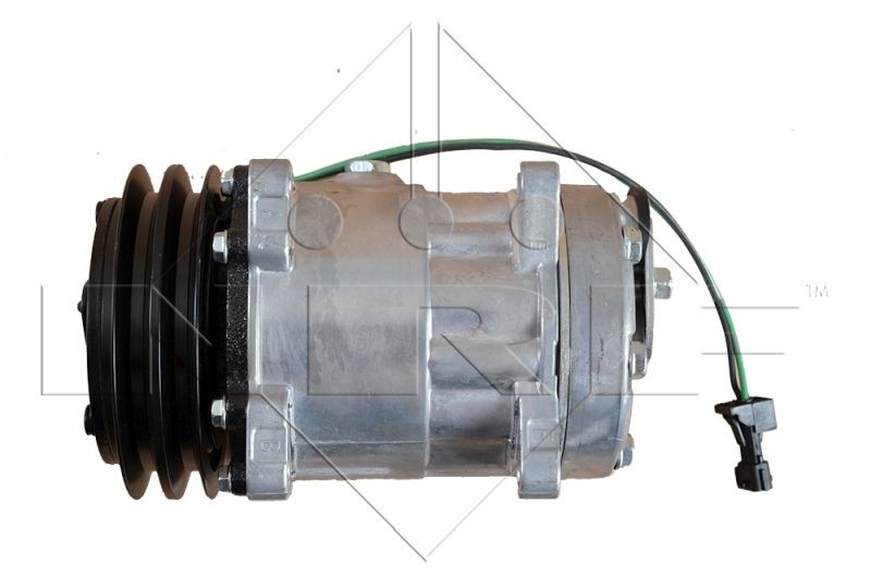 NRF SD7H15, 24V, PAG 46, with PAG compressor oil Belt Pulley Ø: 132mm, Number of grooves: 2 AC compressor 32732 buy