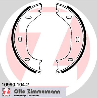 Original 10990.104.2 ZIMMERMANN Emergency brake LEXUS