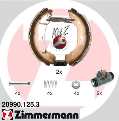 Great value for money - ZIMMERMANN Brake Set, drum brakes 20990.125.3