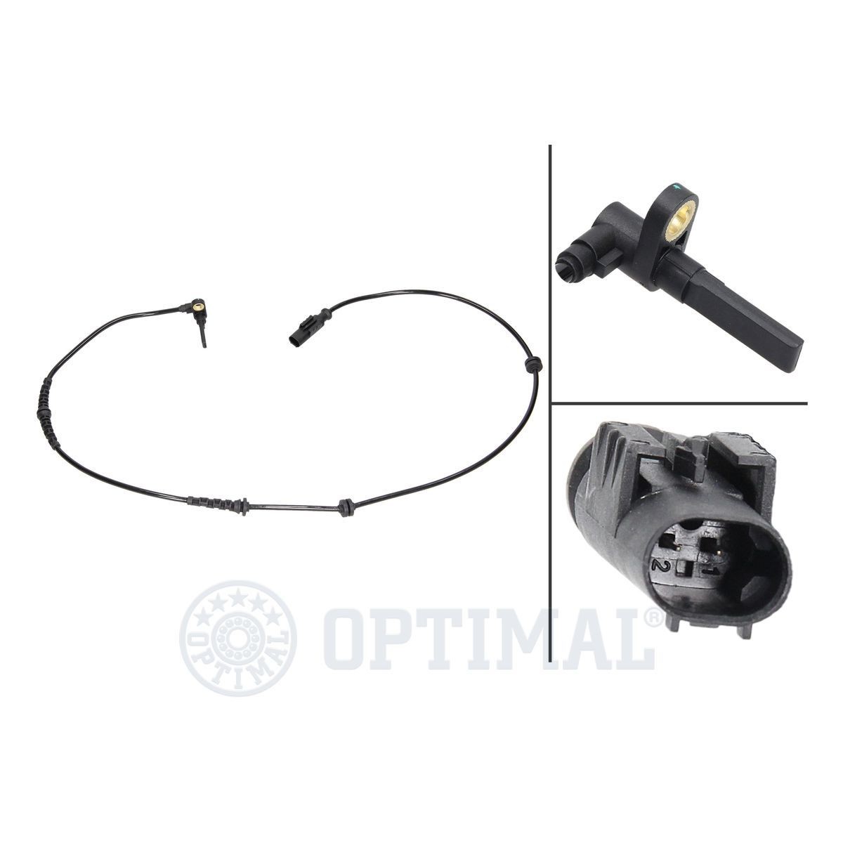 Original OPTIMAL Anti lock brake sensor 06-S453 for FIAT 500