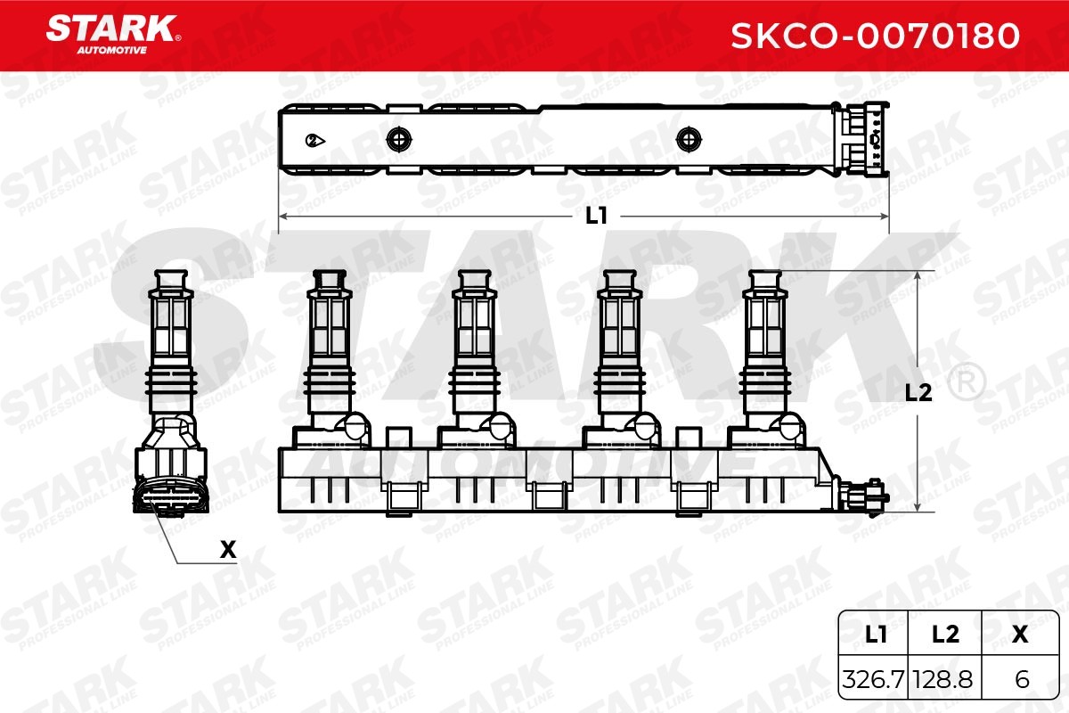 SKCO0070180 Ignition coils STARK SKCO-0070180 review and test