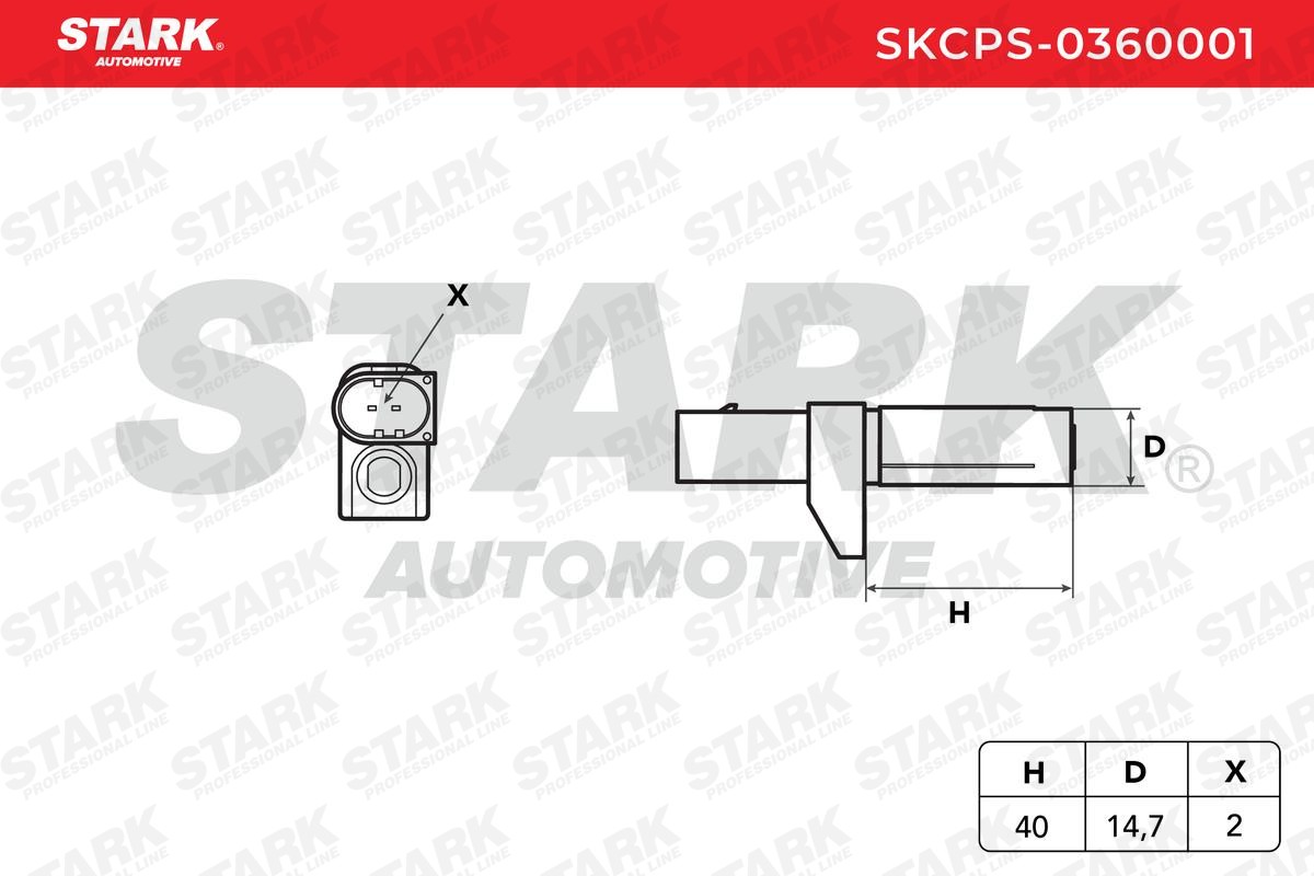 OEM-quality STARK SKCPS-0360001 RPM sensor