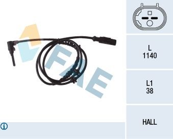 78084 FAE Vorderachse Pol-Anzahl: 2-polig Sensor, Raddrehzahl 78084 günstig kaufen