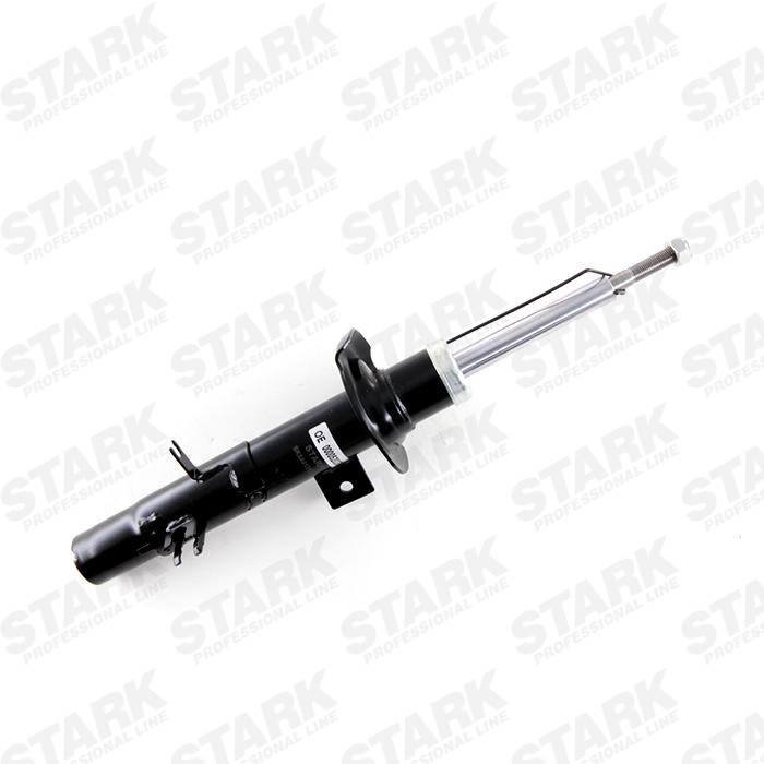 STARK SKSA-0131005 Shock absorber Gas Pressure, 461x297 mm, Twin-Tube, Suspension Strut, Top pin, Bottom Clamp, Bottom Plate