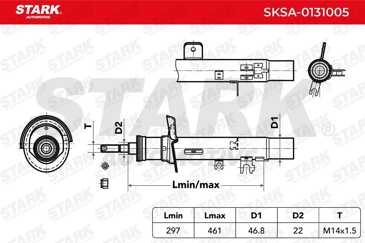 STARK Suspension shocks SKSA-0131005