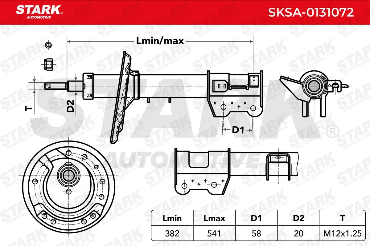 STARK Suspension shocks SKSA-0131072