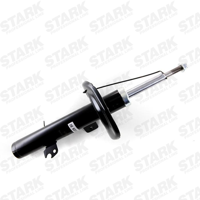 STARK SKSA-0131345 Shock absorber Front Axle Left, Gas Pressure, Twin-Tube, Suspension Strut, Damper with Rebound Spring, Top pin, Bottom Plate